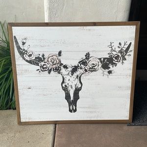 Boho western skull picture
